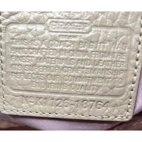 Coach 18764 Madison Op Art Maggie Shoulder Bag & Matching Key Chain Cardholder - Picture 14 of 15